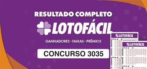 lotofácil 3035